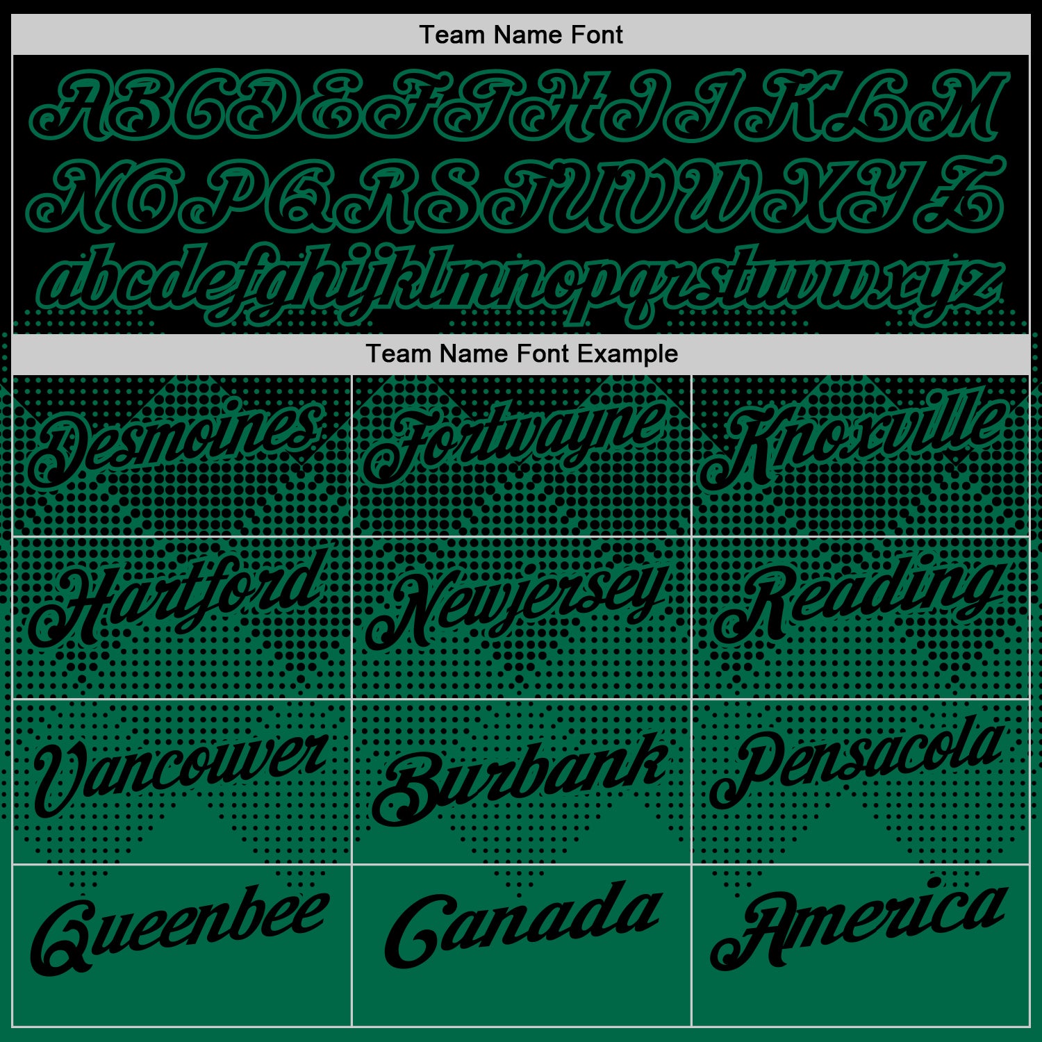 Custom Black Kelly Green 3D Gradient Square Shape Performance Polo Shirt