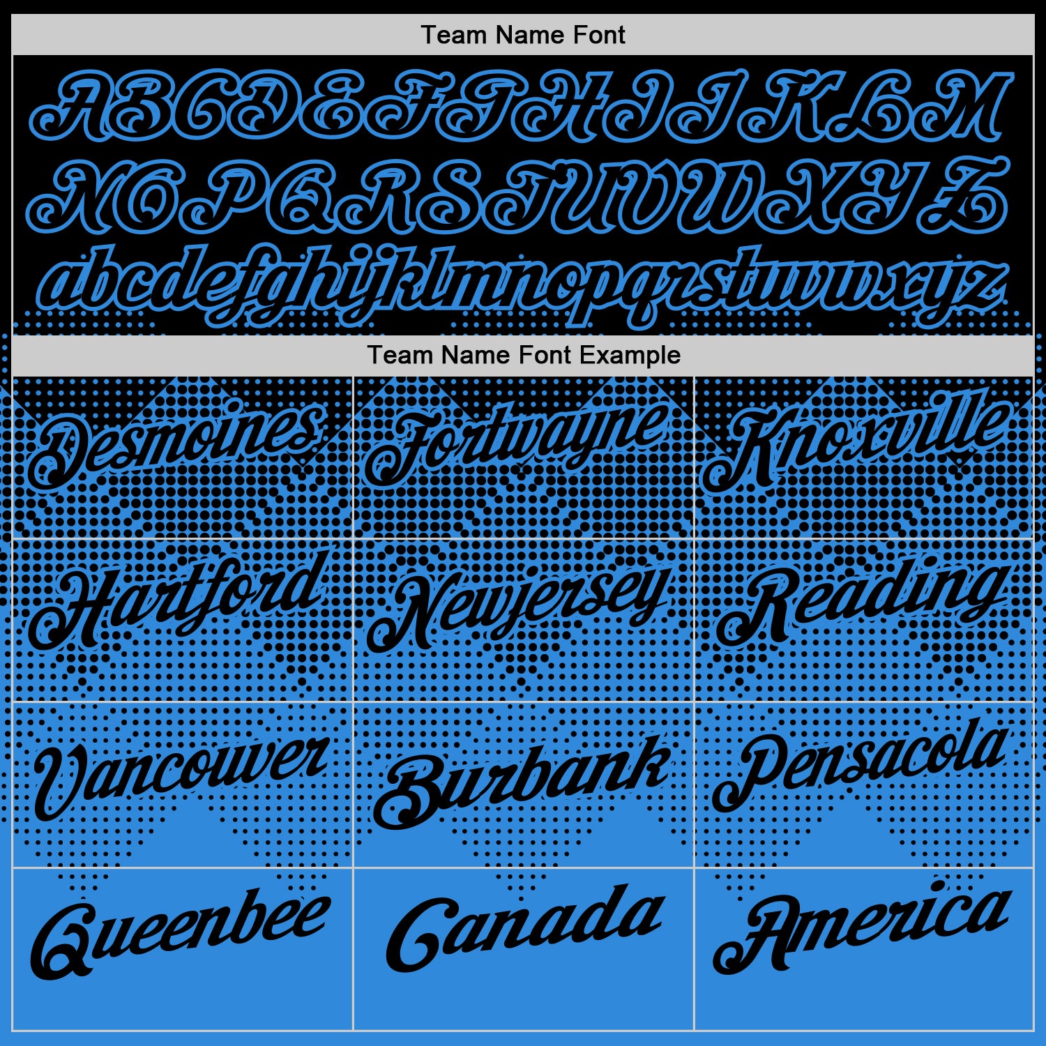 Custom Black Powder Blue 3D Gradient Square Shape Performance Polo Shirt