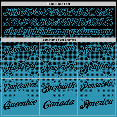 Custom Black Panther Blue 3D Gradient Square Shape Performance Polo Shirt