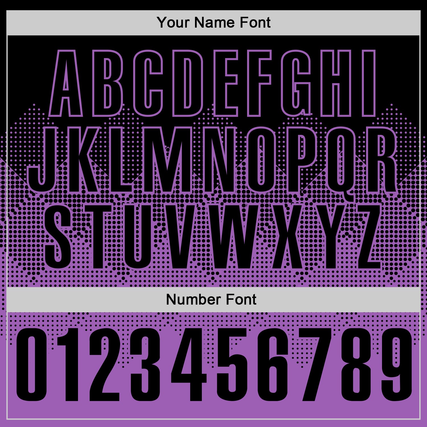 Custom Black Medium Purple 3D Gradient Square Shape Performance Polo Shirt