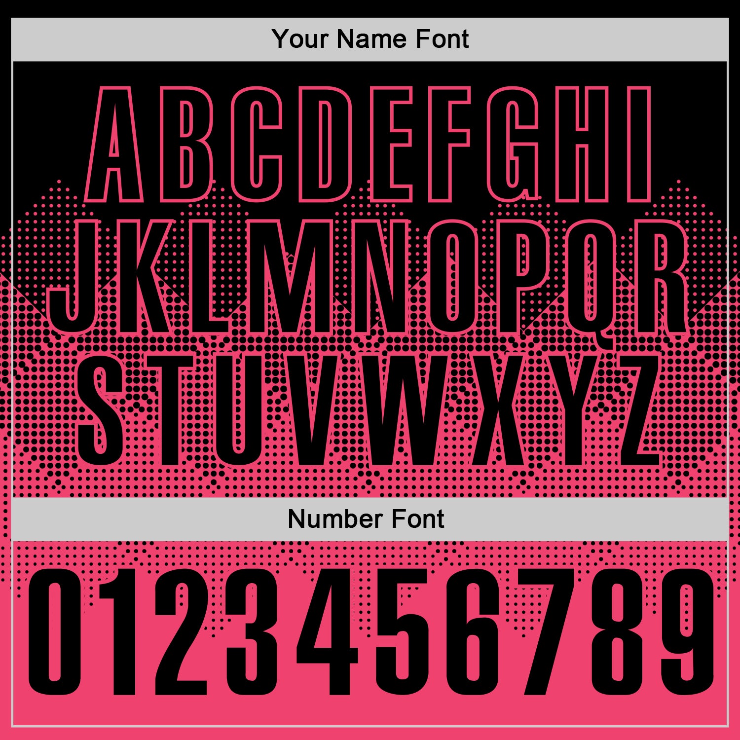 Custom Black Neon Pink 3D Gradient Square Shape Performance Polo Shirt