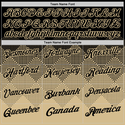 Custom Black Vegas Gold 3D Gradient Square Shape Performance Polo Shirt