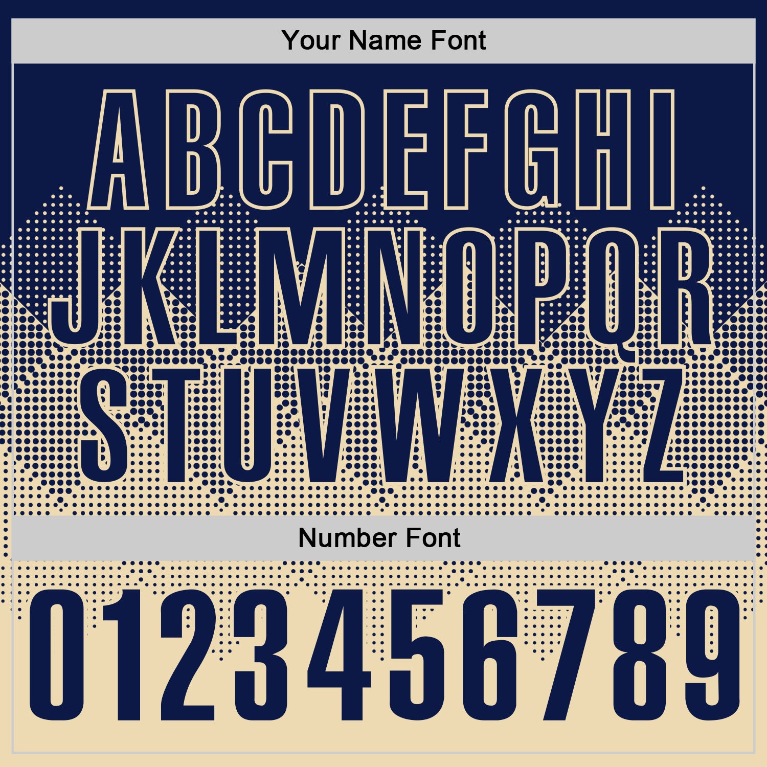 Custom Navy Cream 3D Gradient Square Shape Performance Polo Shirt