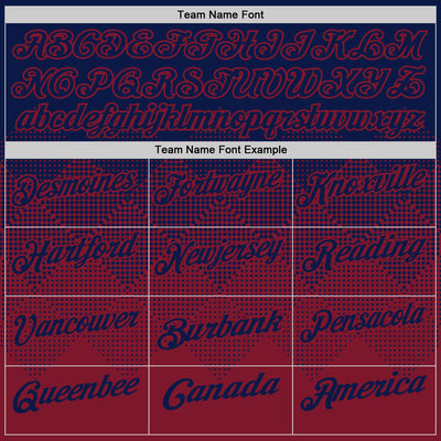 Custom Navy Crimson 3D Gradient Square Shape Performance Polo Shirt