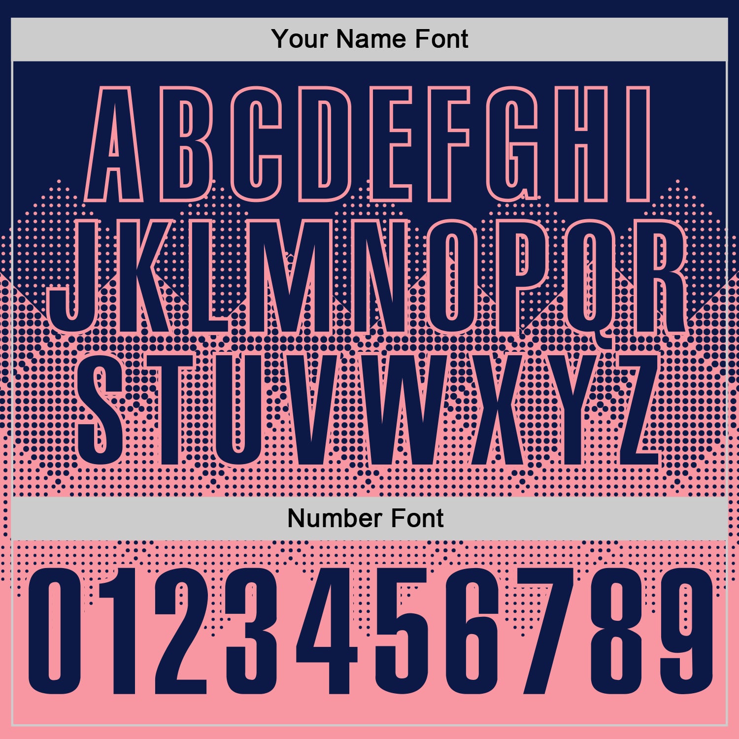 Custom Navy Medium Pink 3D Gradient Square Shape Performance Polo Shirt