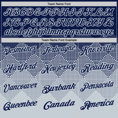 Custom Navy Silver 3D Gradient Square Shape Performance Polo Shirt