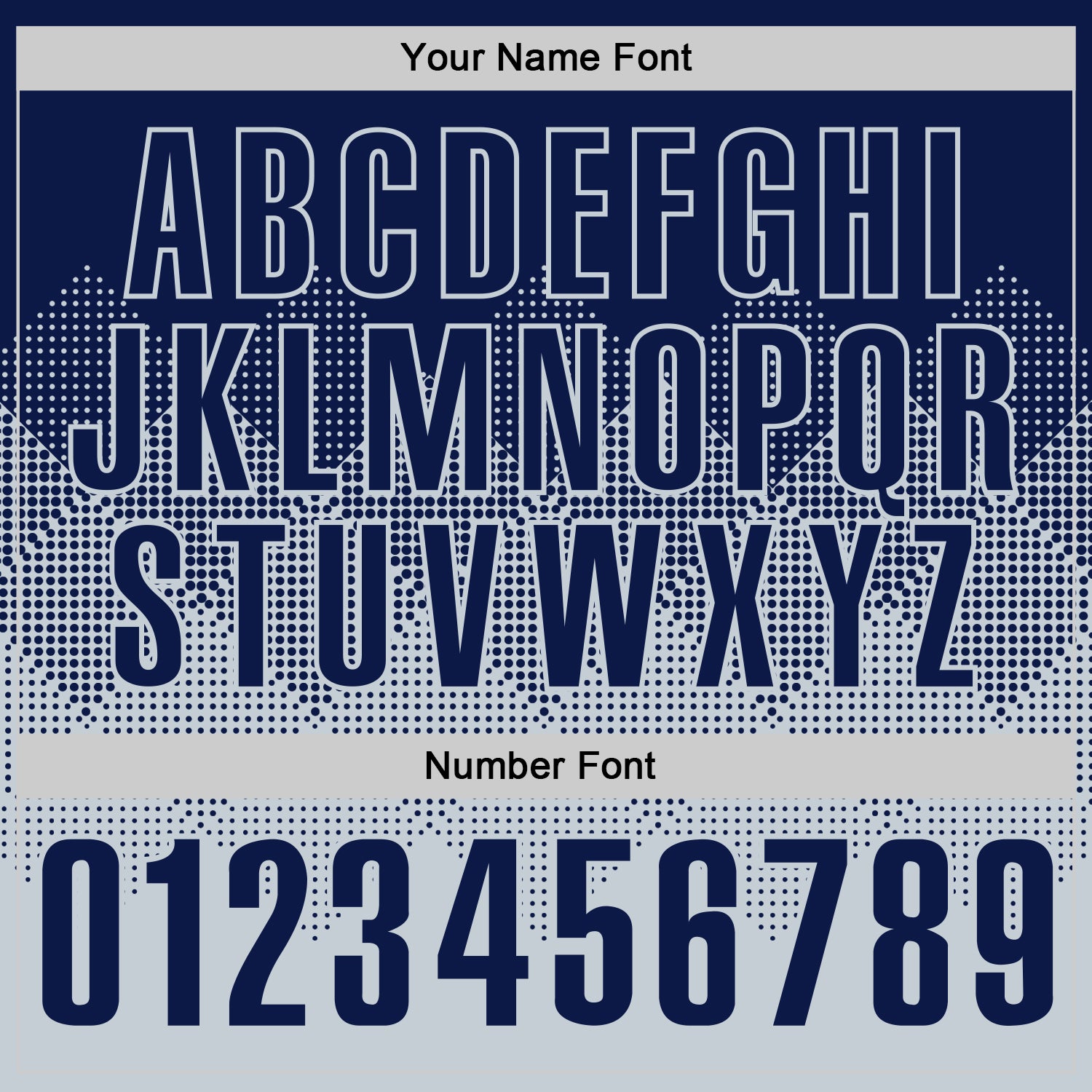 Custom Navy Silver 3D Gradient Square Shape Performance Polo Shirt