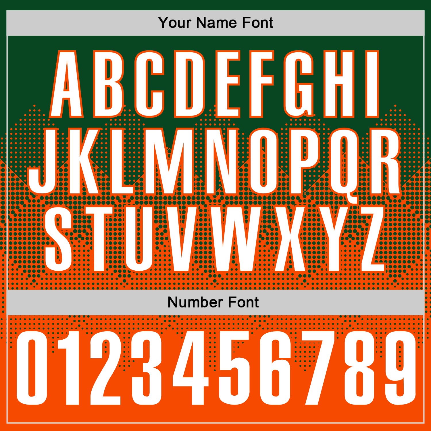 Custom Green White-Orange 3D Gradient Square Shape Performance Polo Shirt