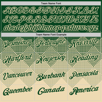 Custom Green Cream 3D Gradient Square Shape Performance Polo Shirt