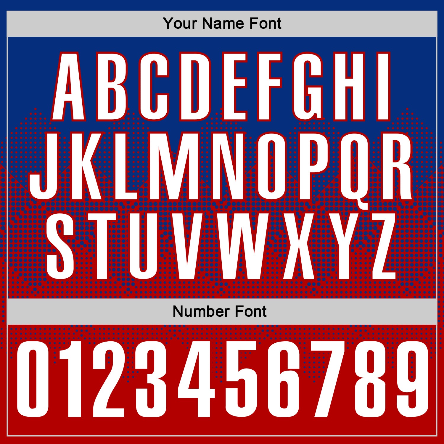 Custom Royal White-Red 3D Gradient Square Shape Performance Polo Shirt