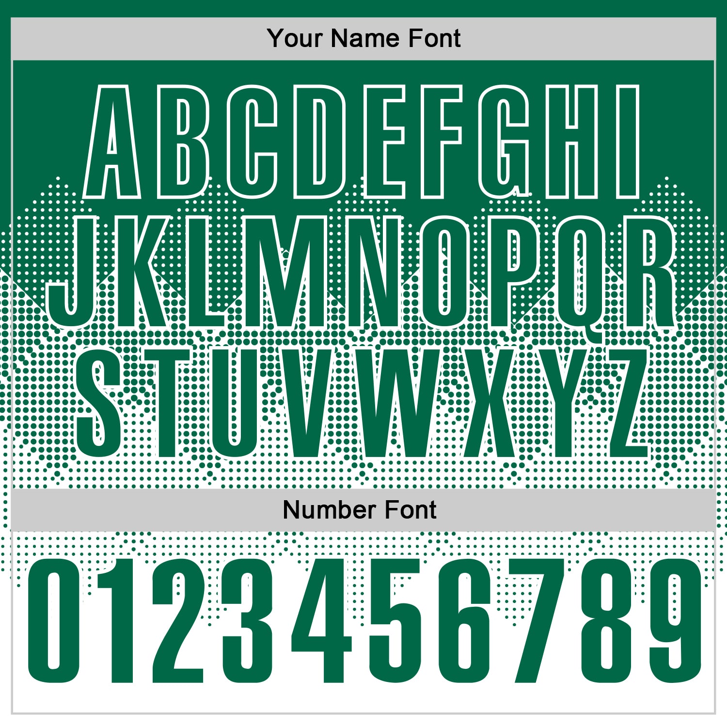 Custom Kelly Green White 3D Gradient Square Shape Performance Polo Shirt