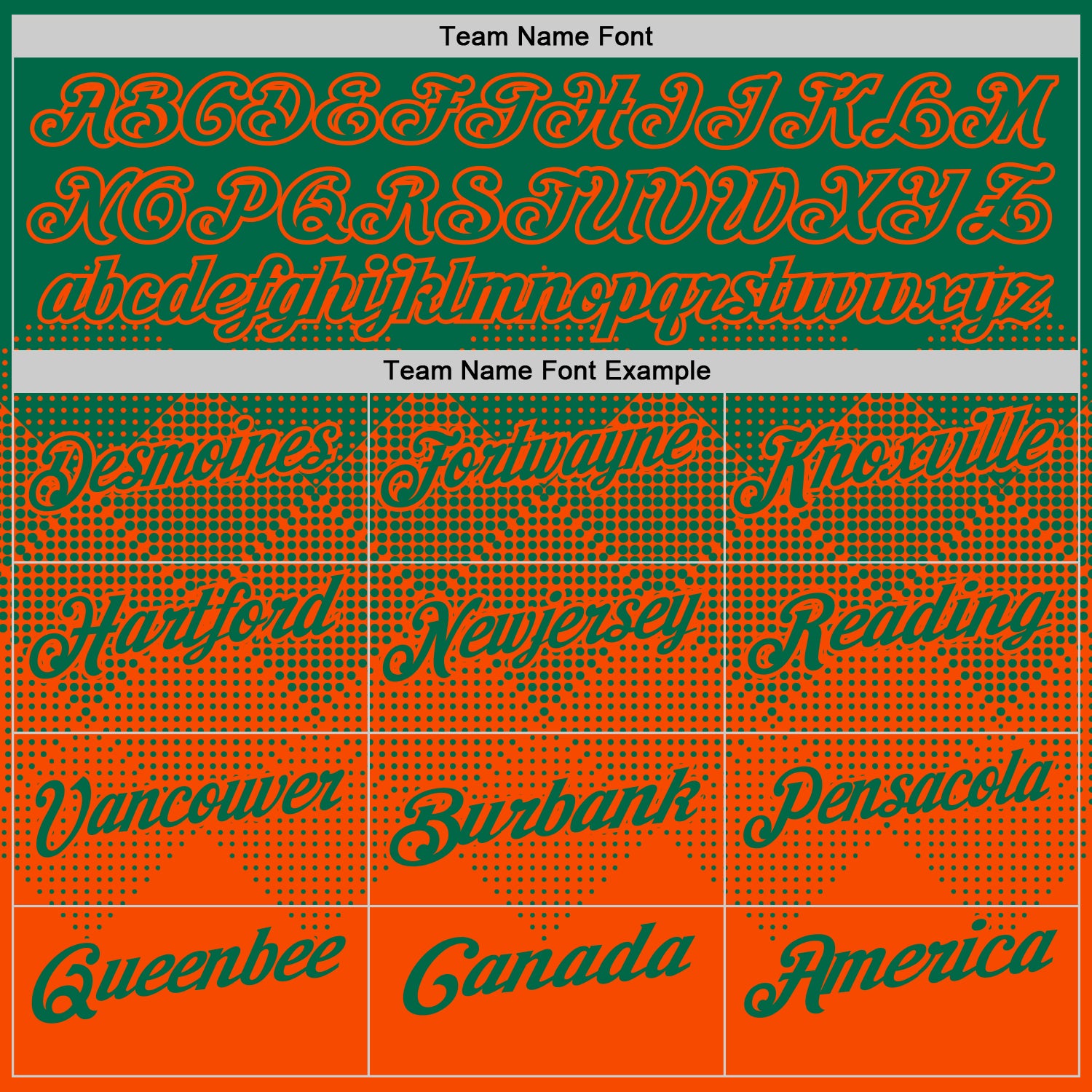 Custom Kelly Green Orange 3D Gradient Square Shape Performance Polo Shirt