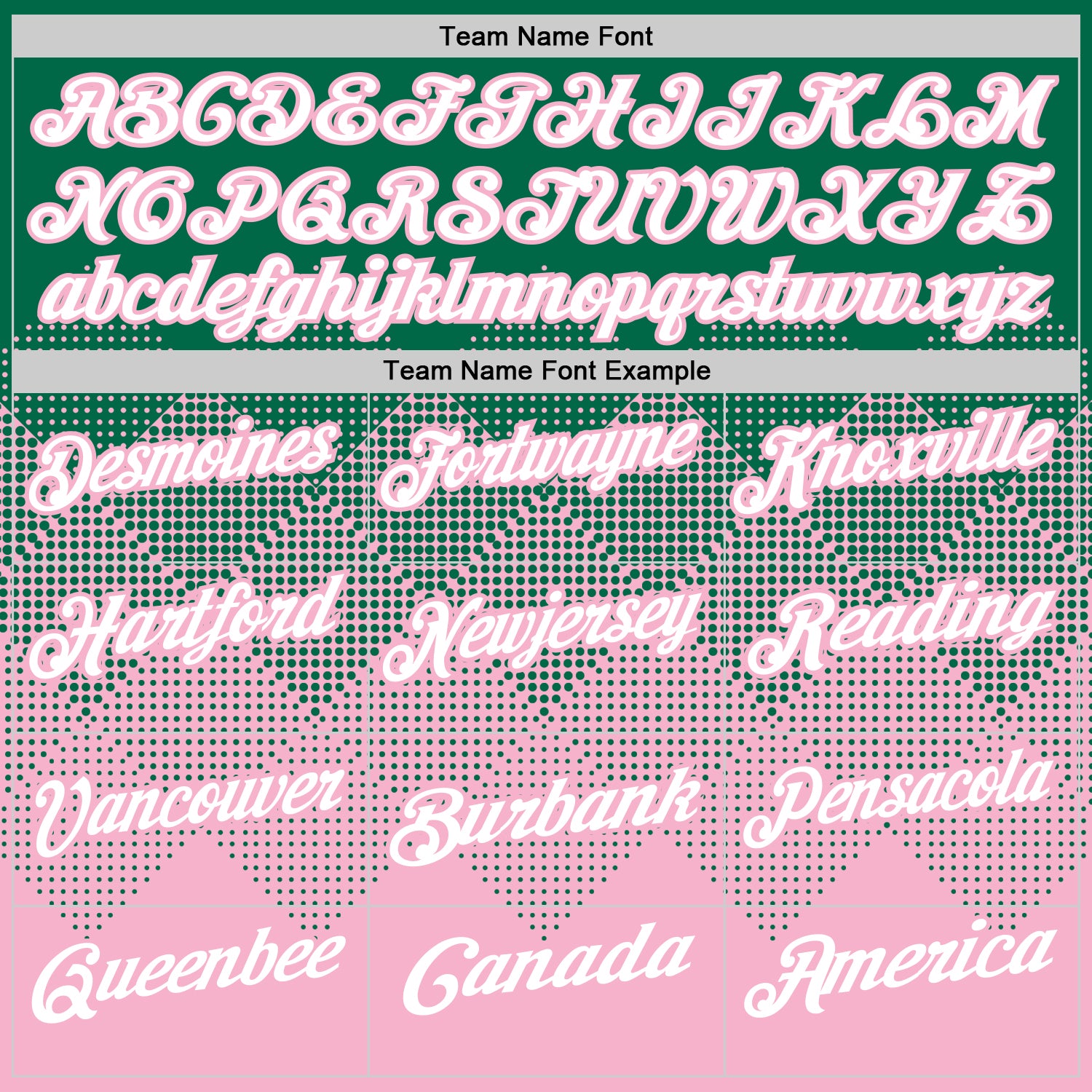 Custom Kelly Green White-Light Pink 3D Gradient Square Shape Performance Polo Shirt