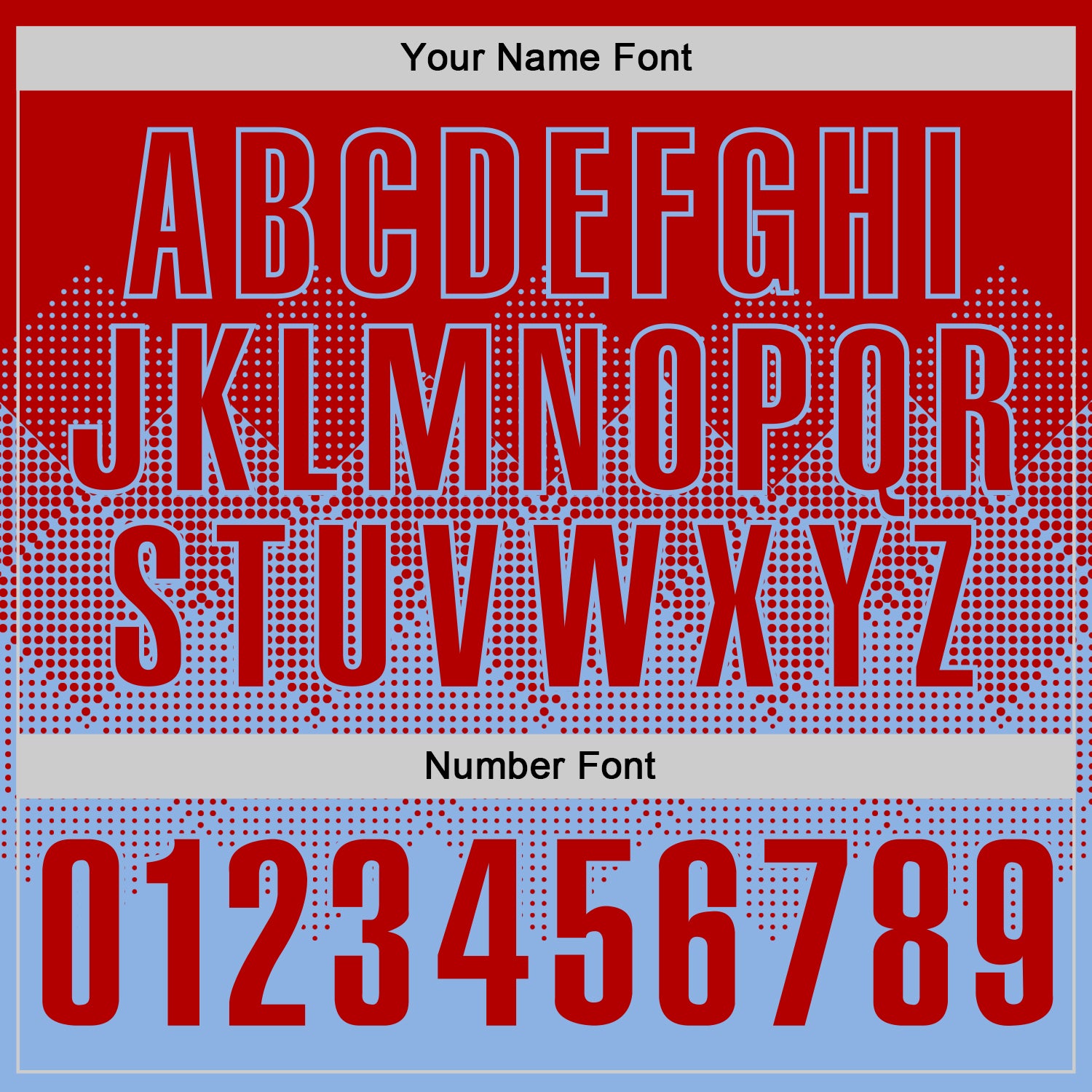 Custom Red Light Blue 3D Gradient Square Shape Performance Polo Shirt