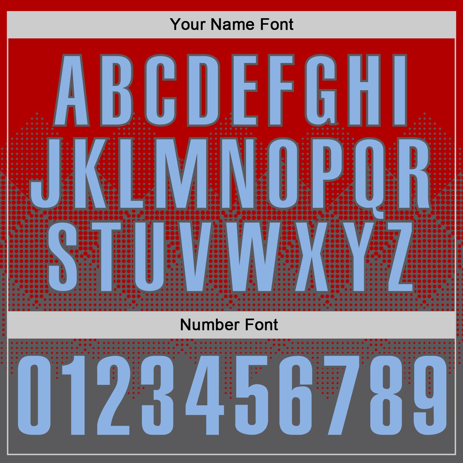 Custom Red Light Blue-Steel Gray 3D Gradient Square Shape Performance Polo Shirt