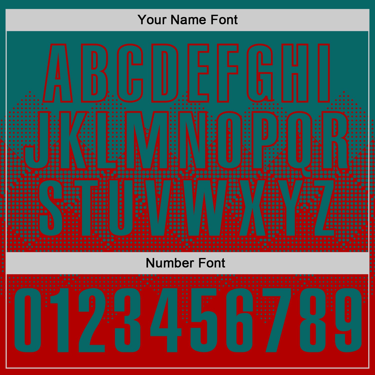 Custom Teal Red 3D Gradient Square Shape Performance Polo Shirt