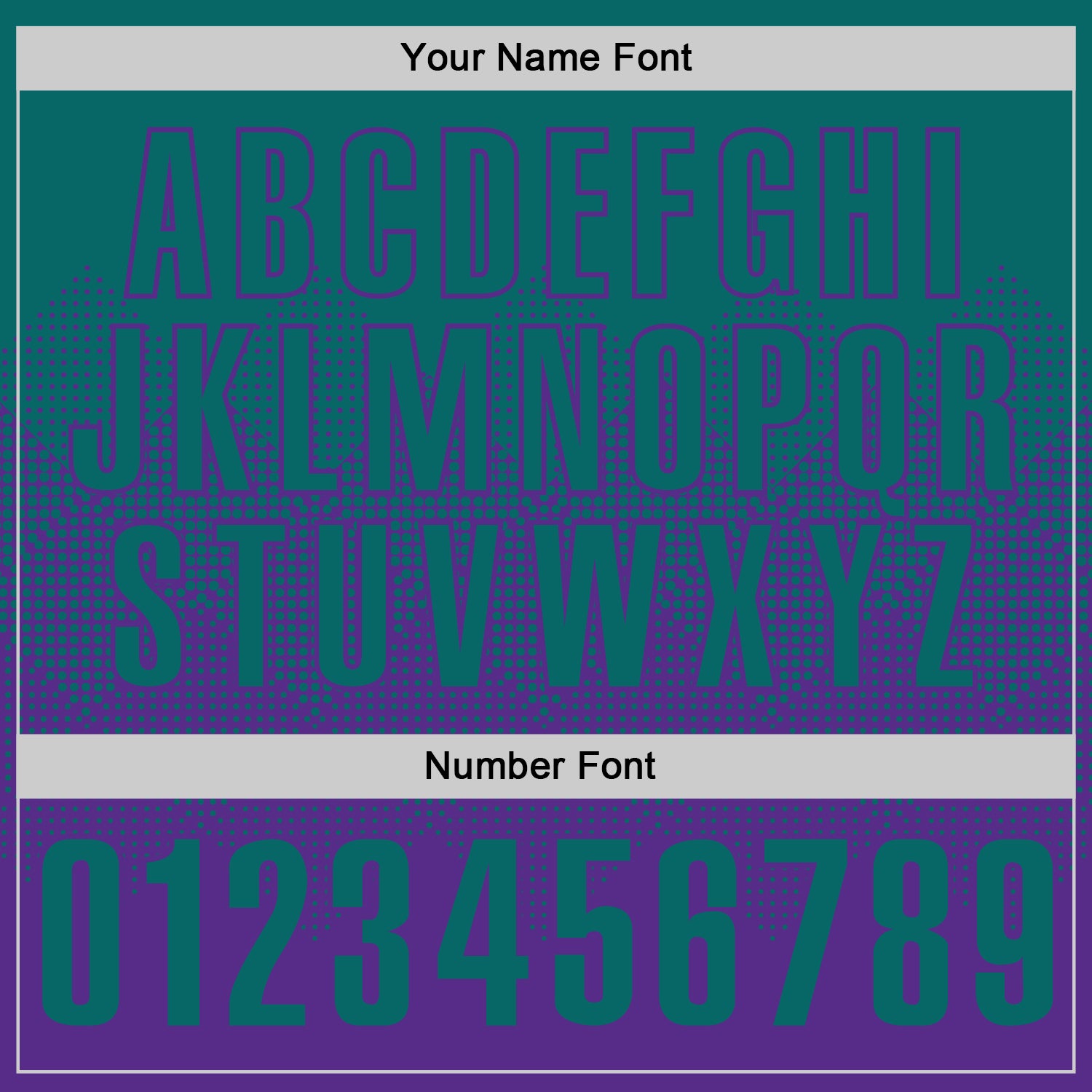 Custom Teal Purple 3D Gradient Square Shape Performance Polo Shirt