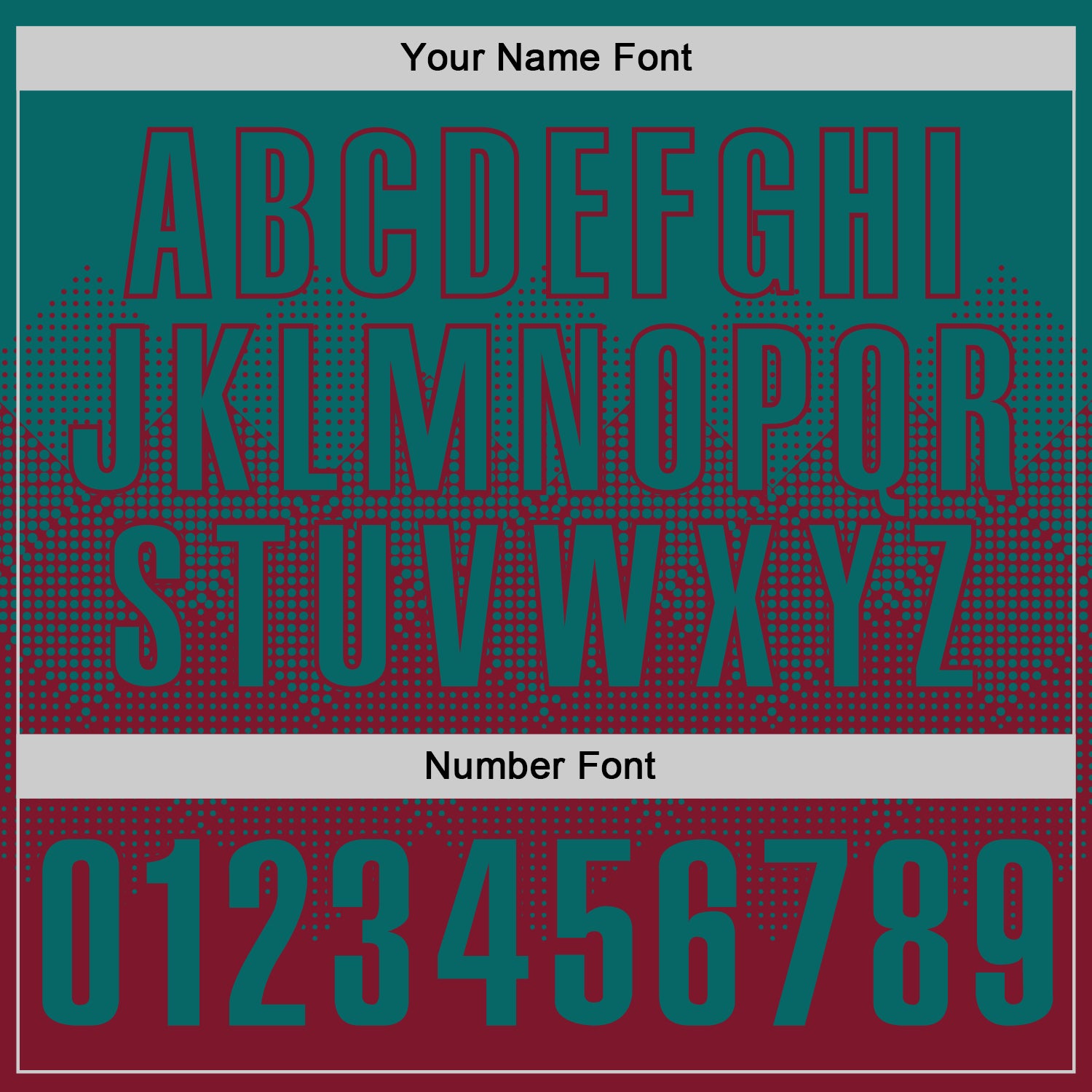 Custom Teal Crimson 3D Gradient Square Shape Performance Polo Shirt