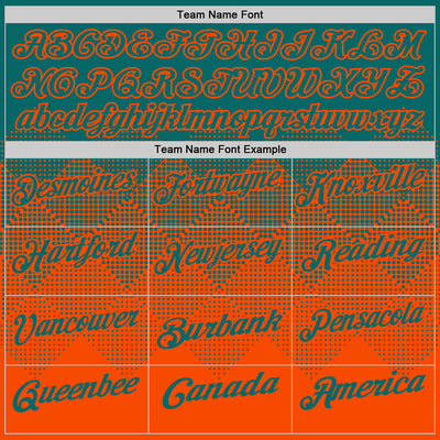 Custom Teal Orange 3D Gradient Square Shape Performance Polo Shirt