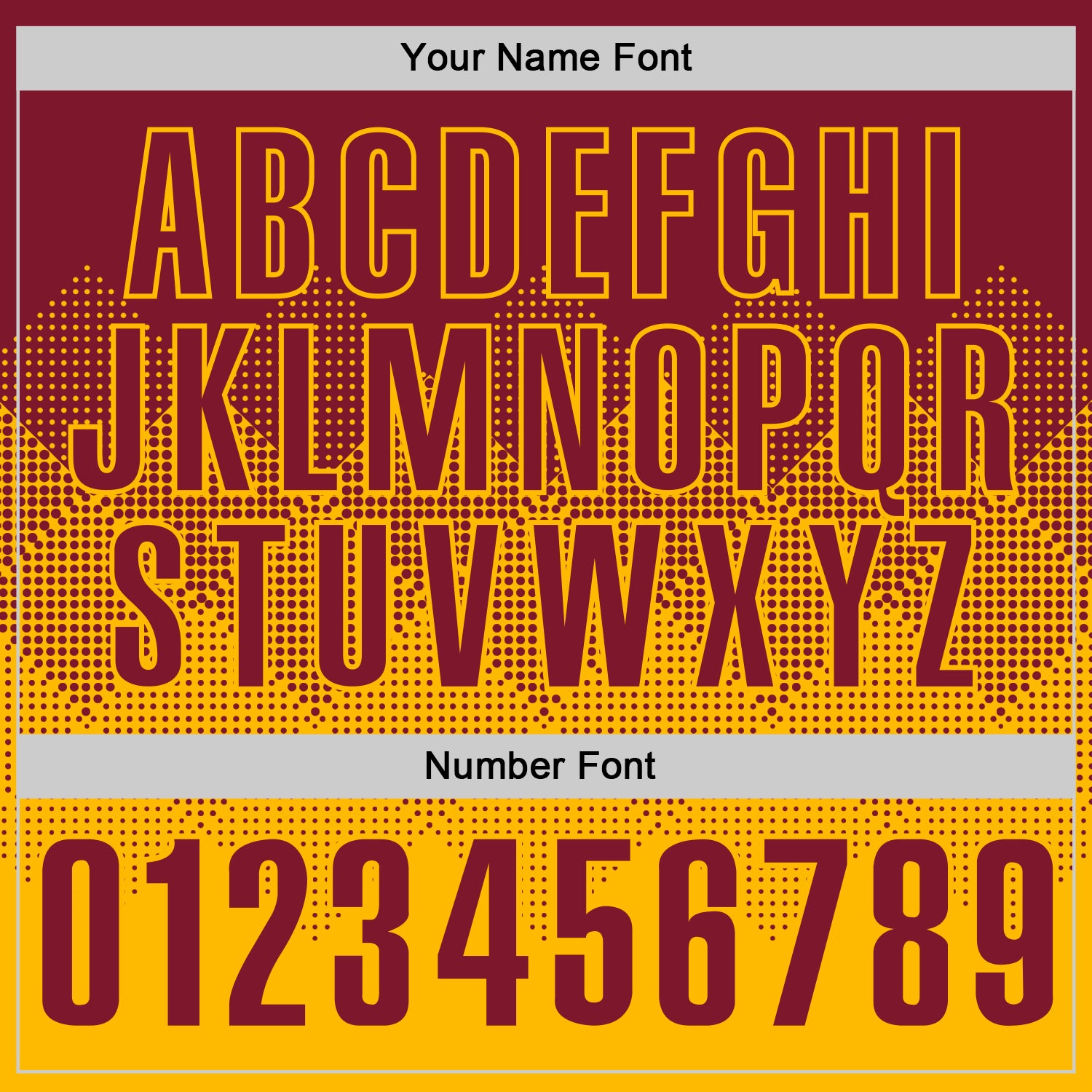 Custom Crimson Gold 3D Gradient Square Shape Performance Polo Shirt