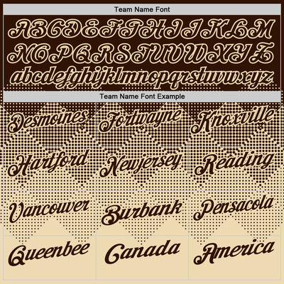 Custom Brown Cream 3D Gradient Square Shape Performance Polo Shirt