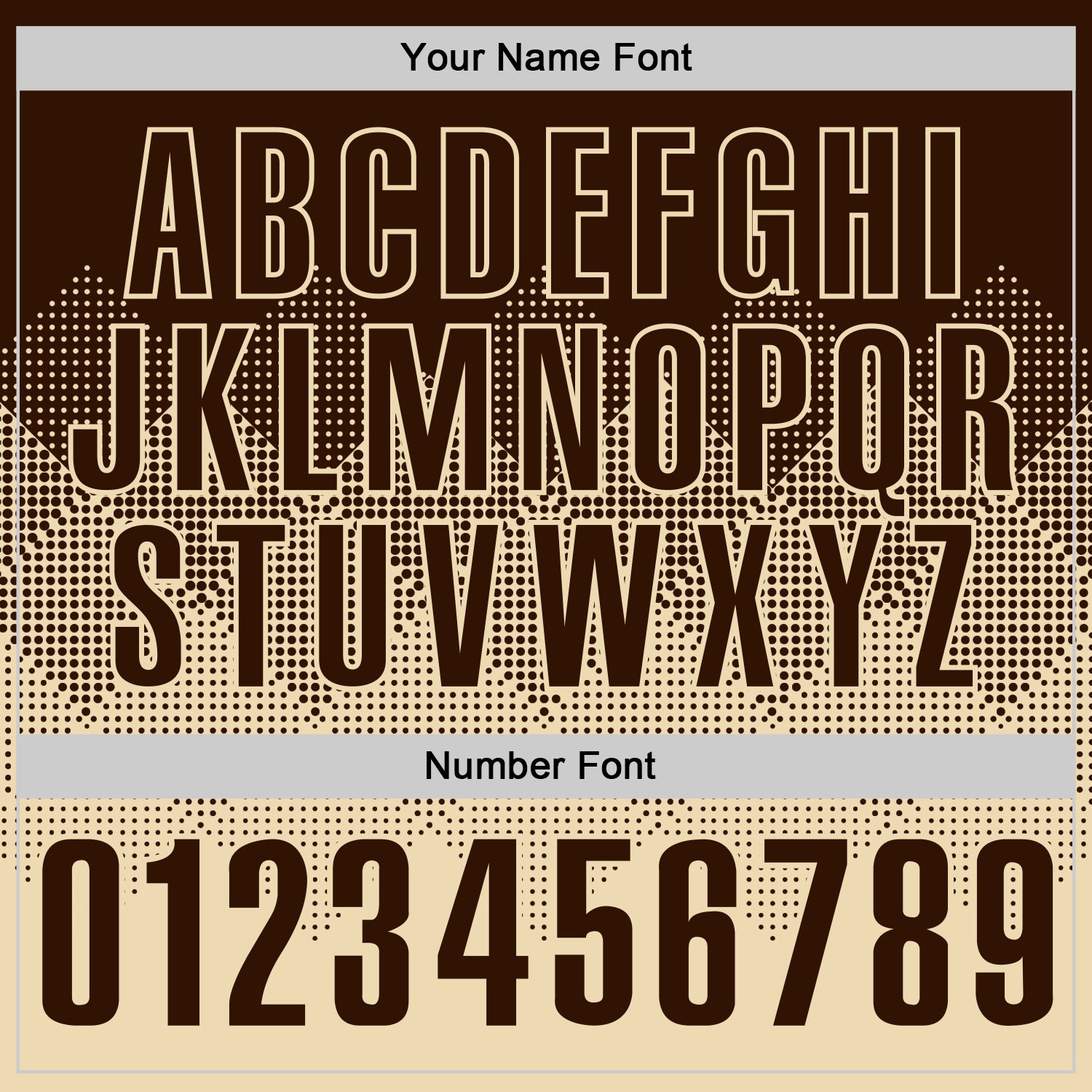 Custom Brown Cream 3D Gradient Square Shape Performance Polo Shirt