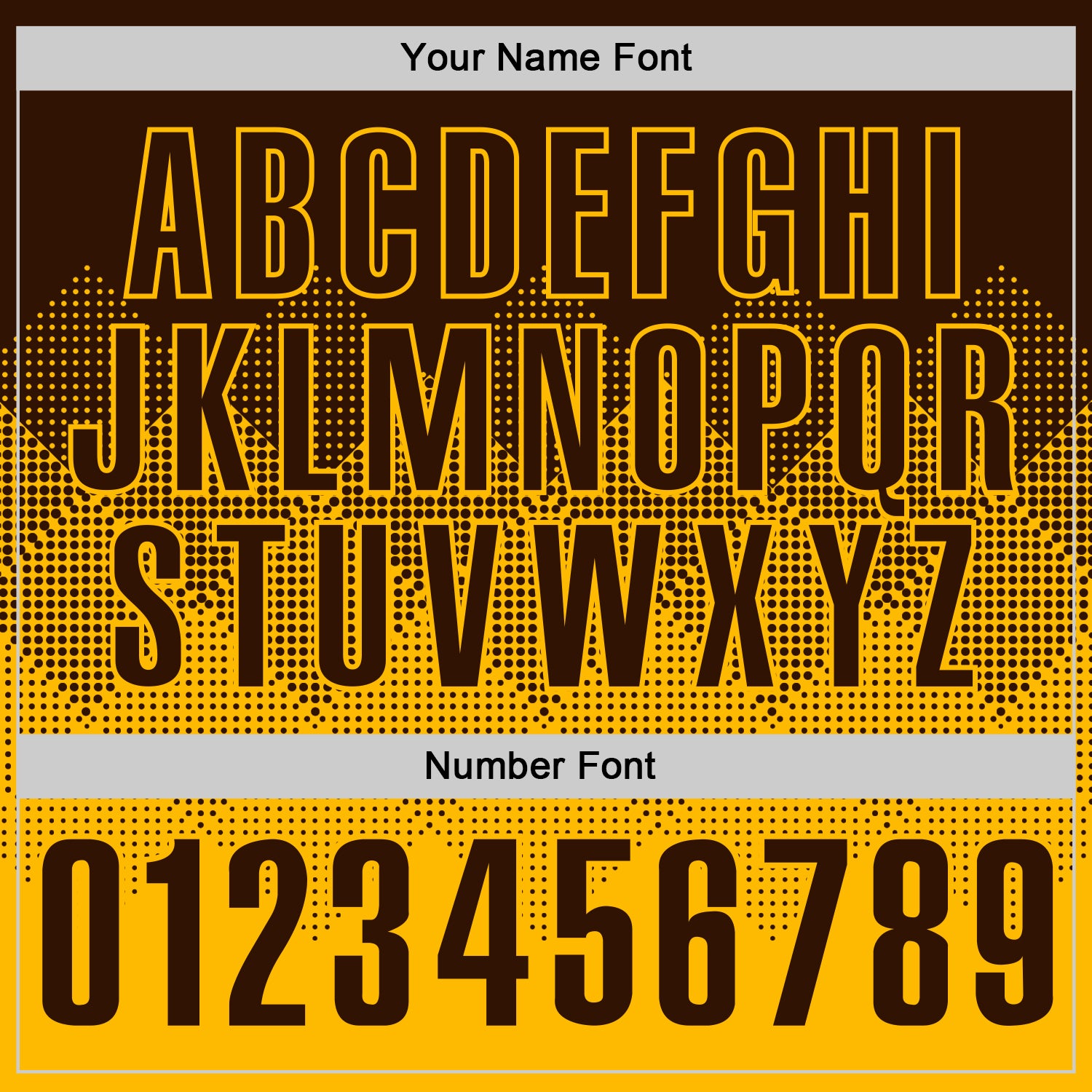 Custom Brown Gold 3D Gradient Square Shape Performance Polo Shirt