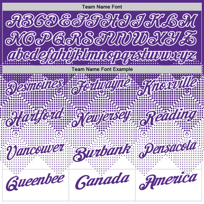 Custom Purple White 3D Gradient Square Shape Performance Polo Shirt