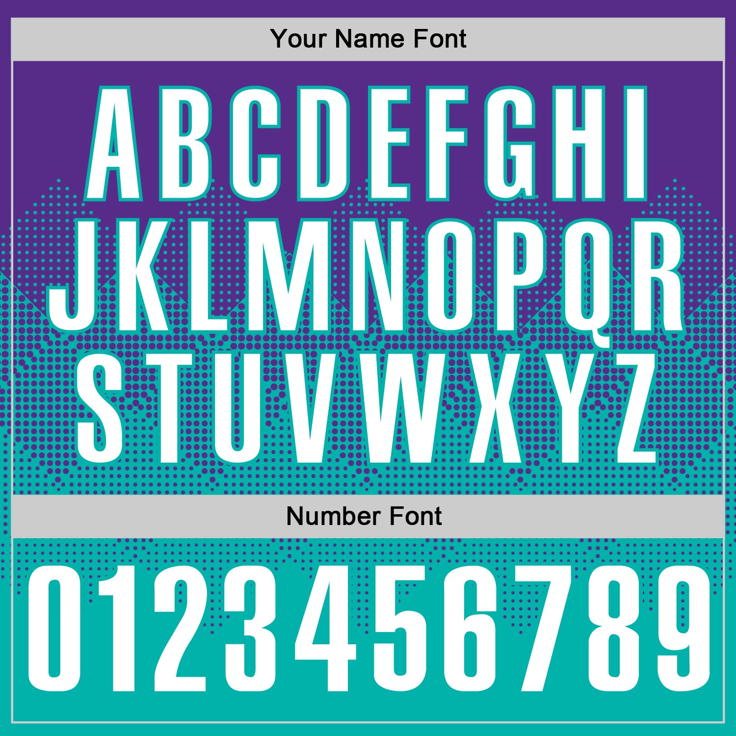 Custom Purple White-Aqua 3D Gradient Square Shape Performance Polo Shirt