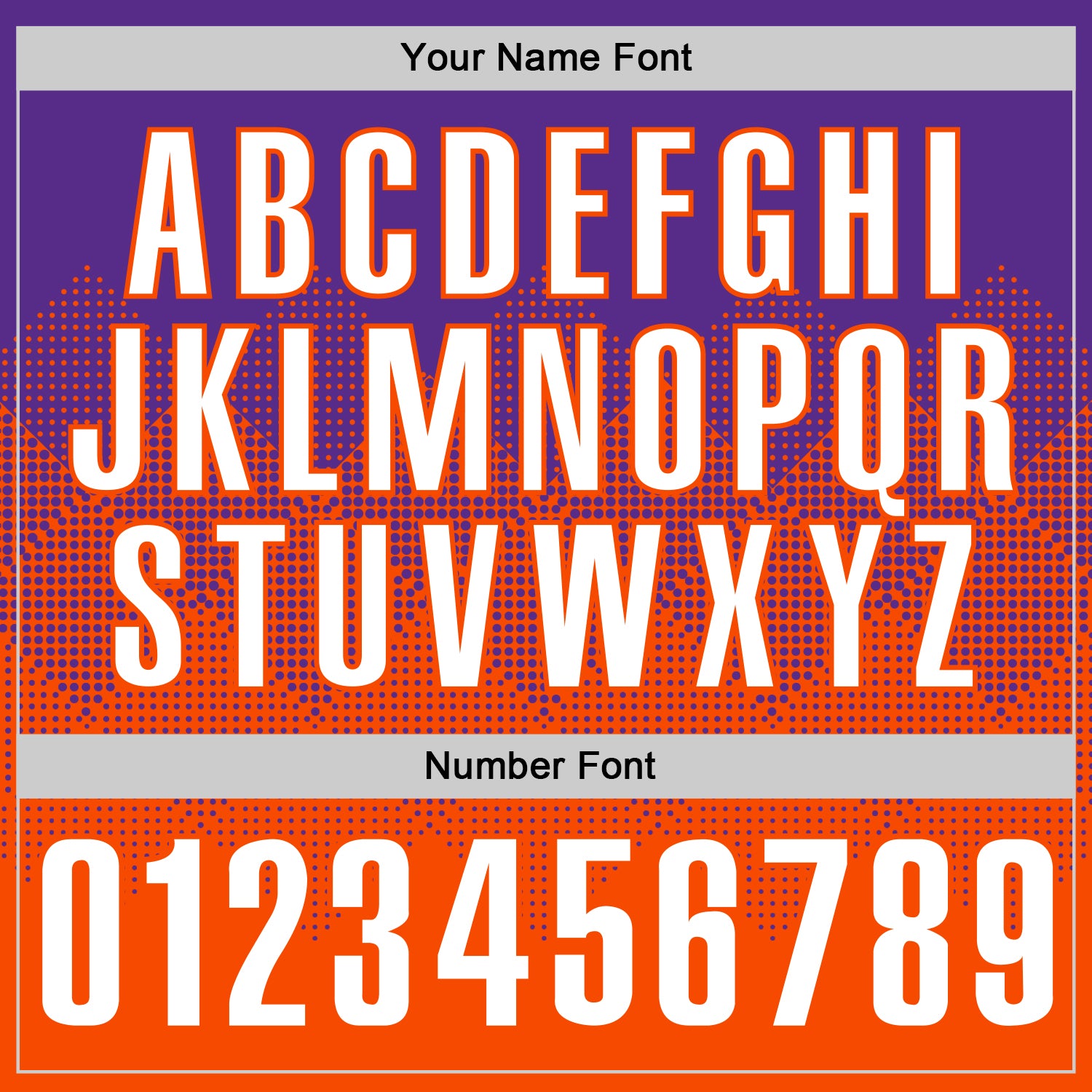 Custom Purple White-Orange 3D Gradient Square Shape Performance Polo Shirt