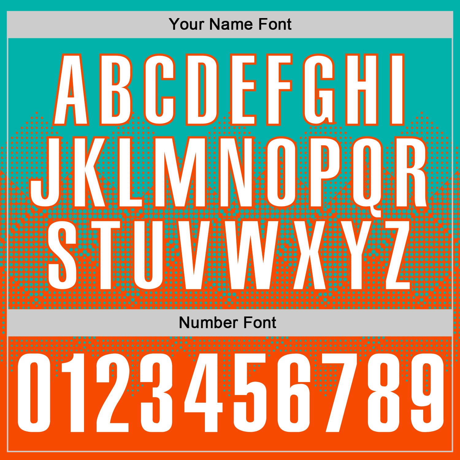 Custom Aqua White-Orange 3D Gradient Square Shape Performance Polo Shirt