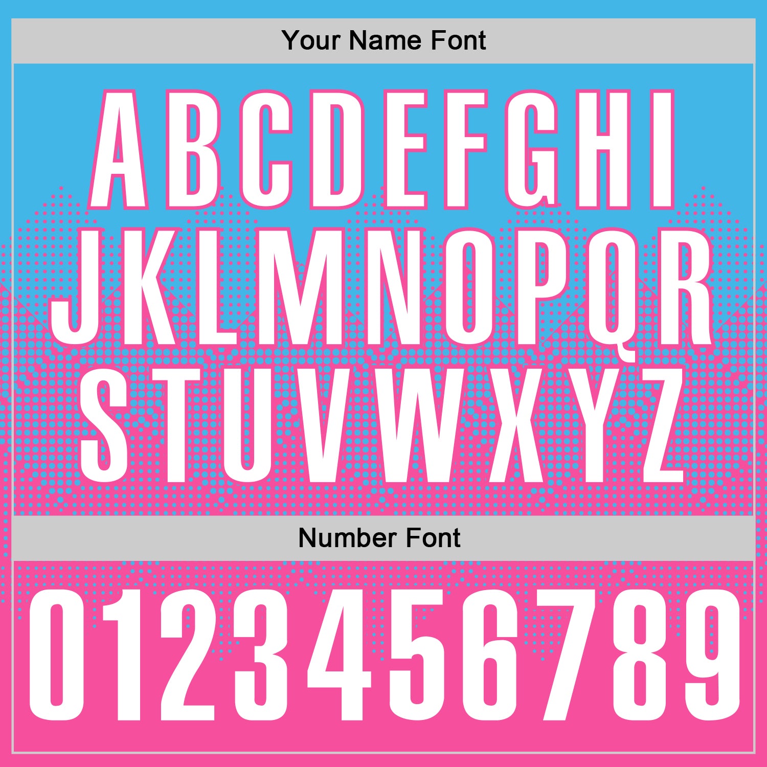 Custom Sky Blue White-Pink 3D Gradient Square Shape Performance Polo Shirt