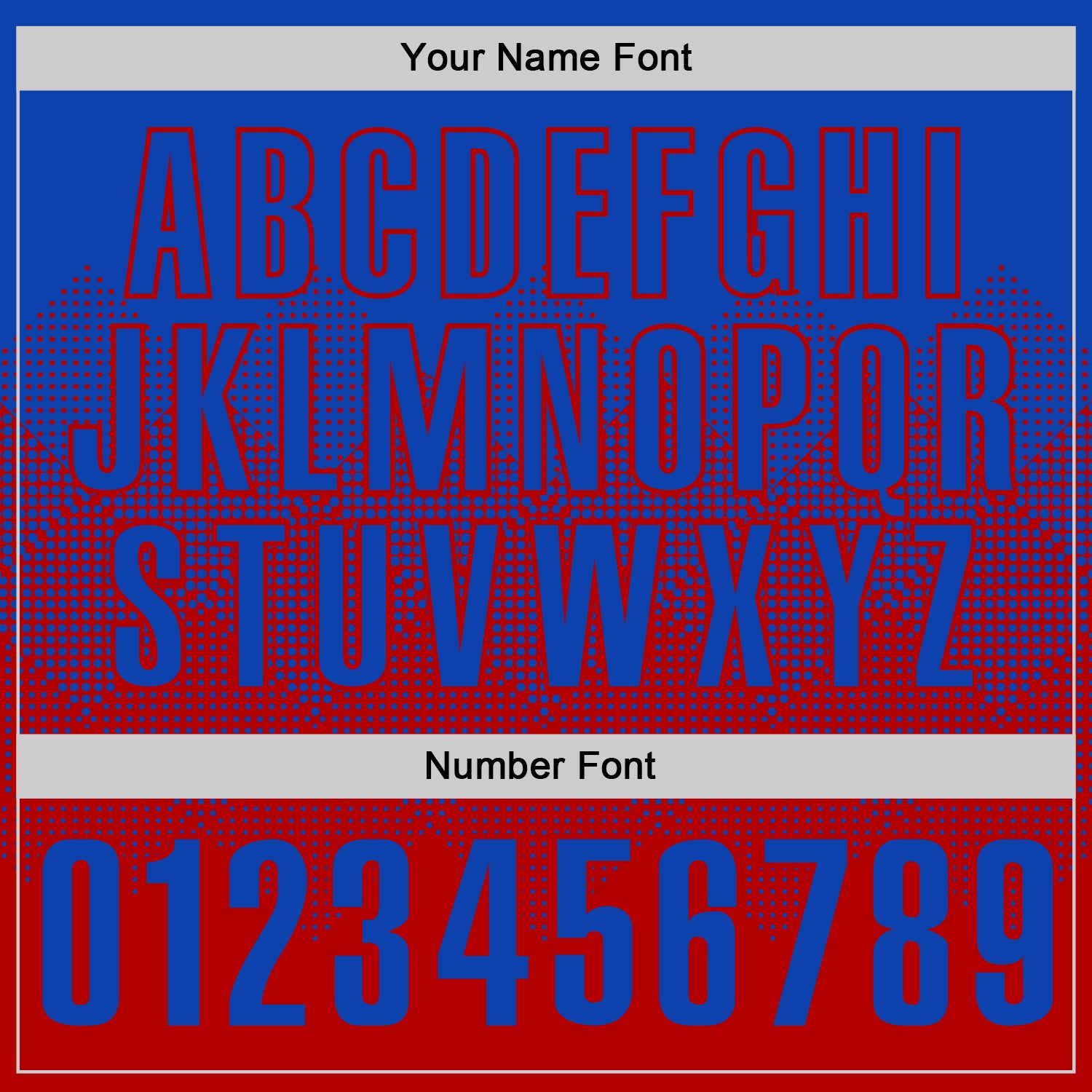 Custom Thunder Blue Red 3D Gradient Square Shape Performance Polo Shirt