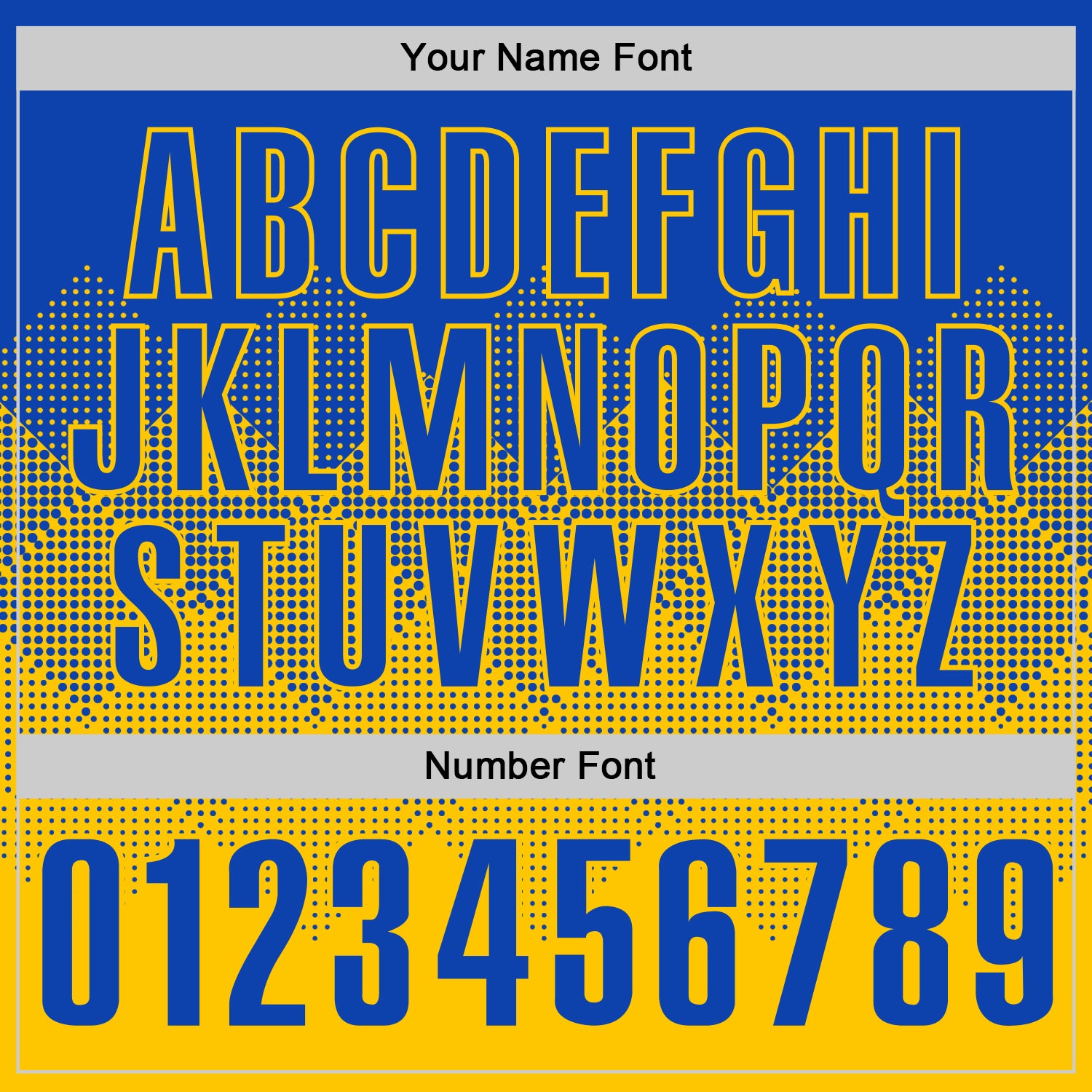 Custom Thunder Blue Yellow 3D Gradient Square Shape Performance Polo Shirt