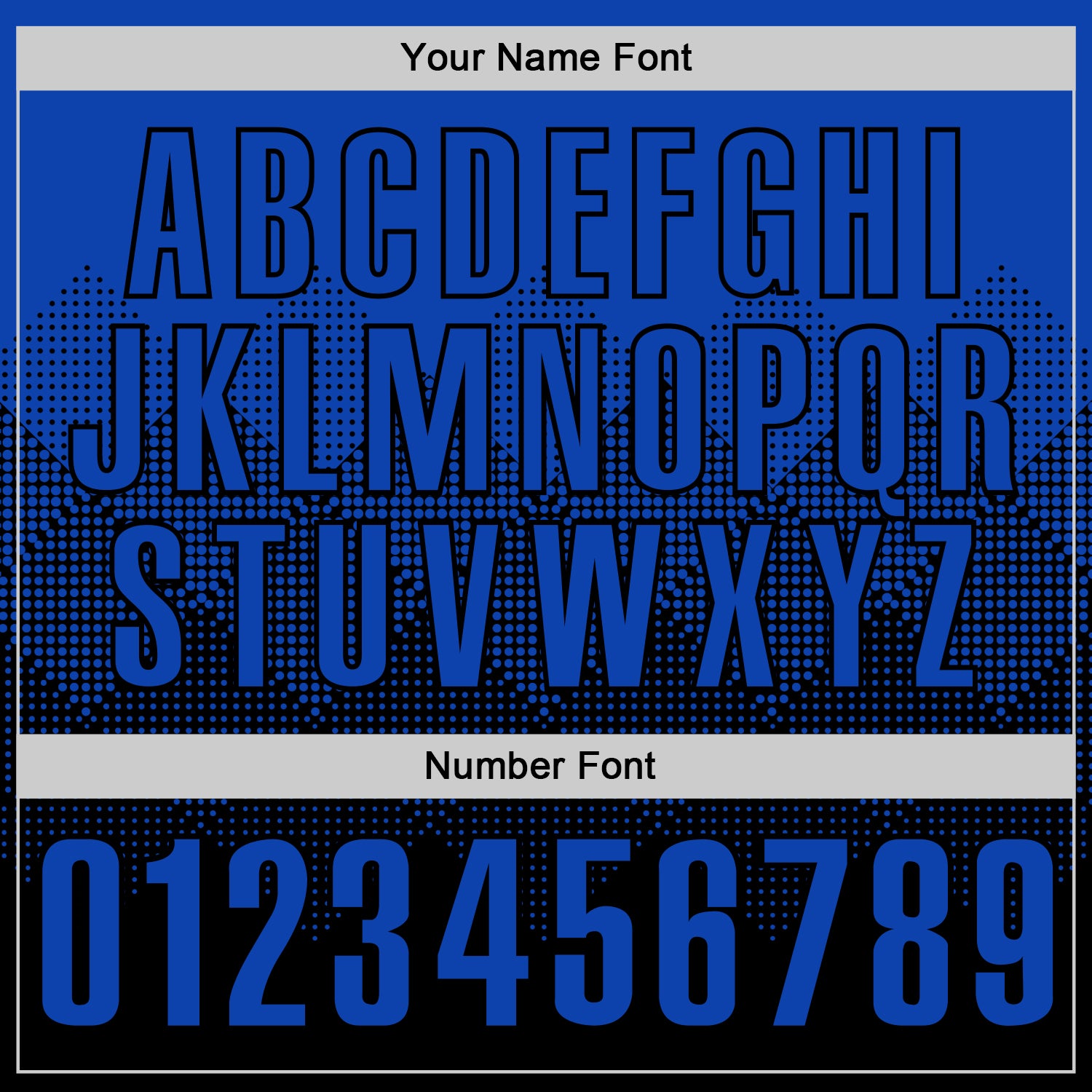 Custom Thunder Blue Black 3D Gradient Square Shape Performance Polo Shirt