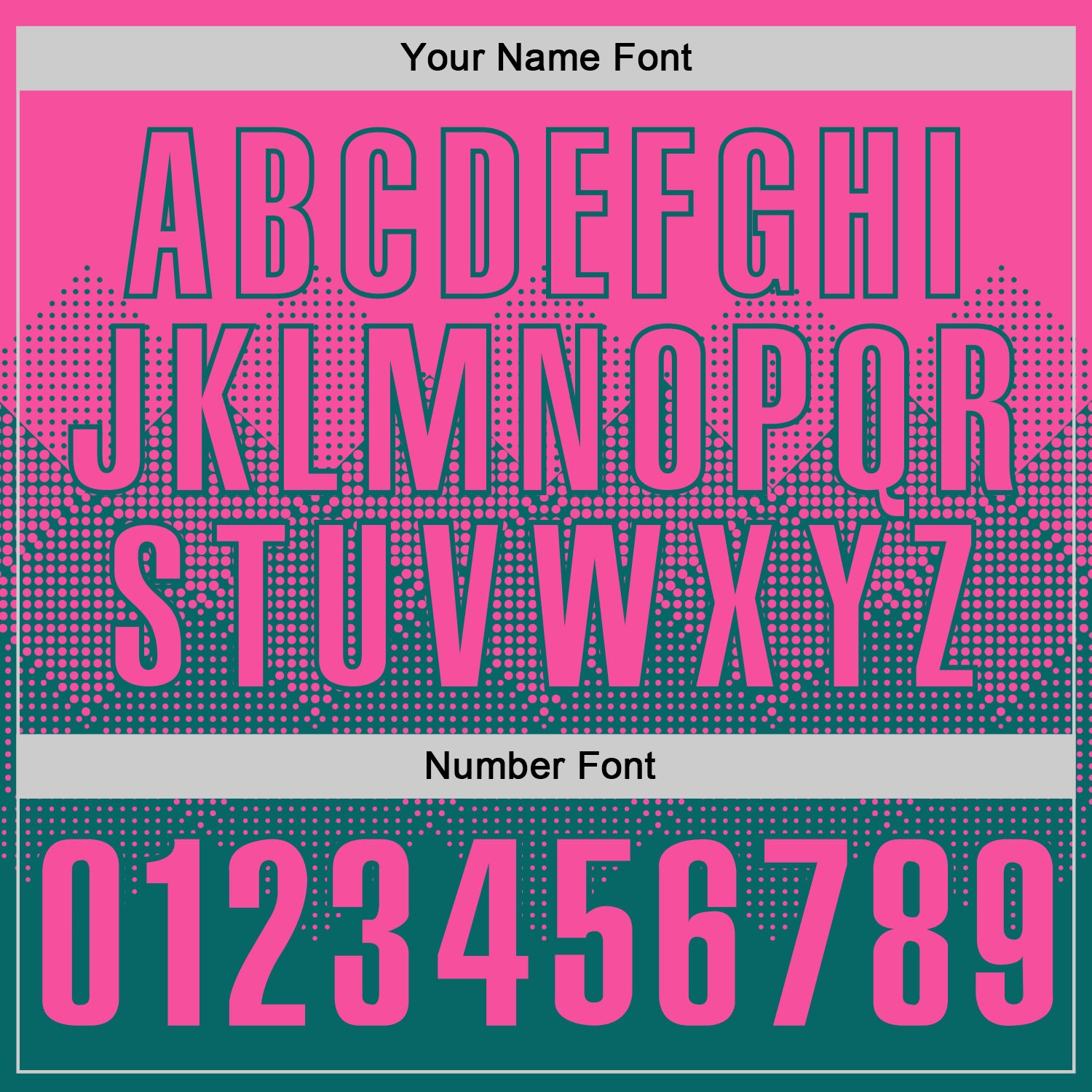 Custom Pink Teal 3D Gradient Square Shape Performance Polo Shirt