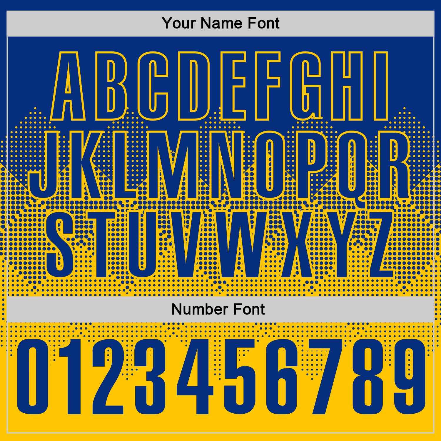 Custom Royal Yellow 3D Gradient Square Shape Performance Polo Shirt