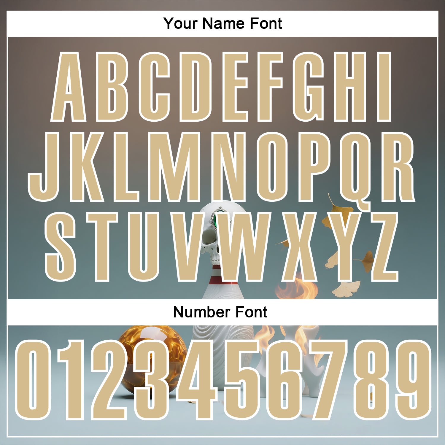 Custom Gray Vegas Gold-White 3D Flame Gem Skull Bowling Performance Polo Shirt