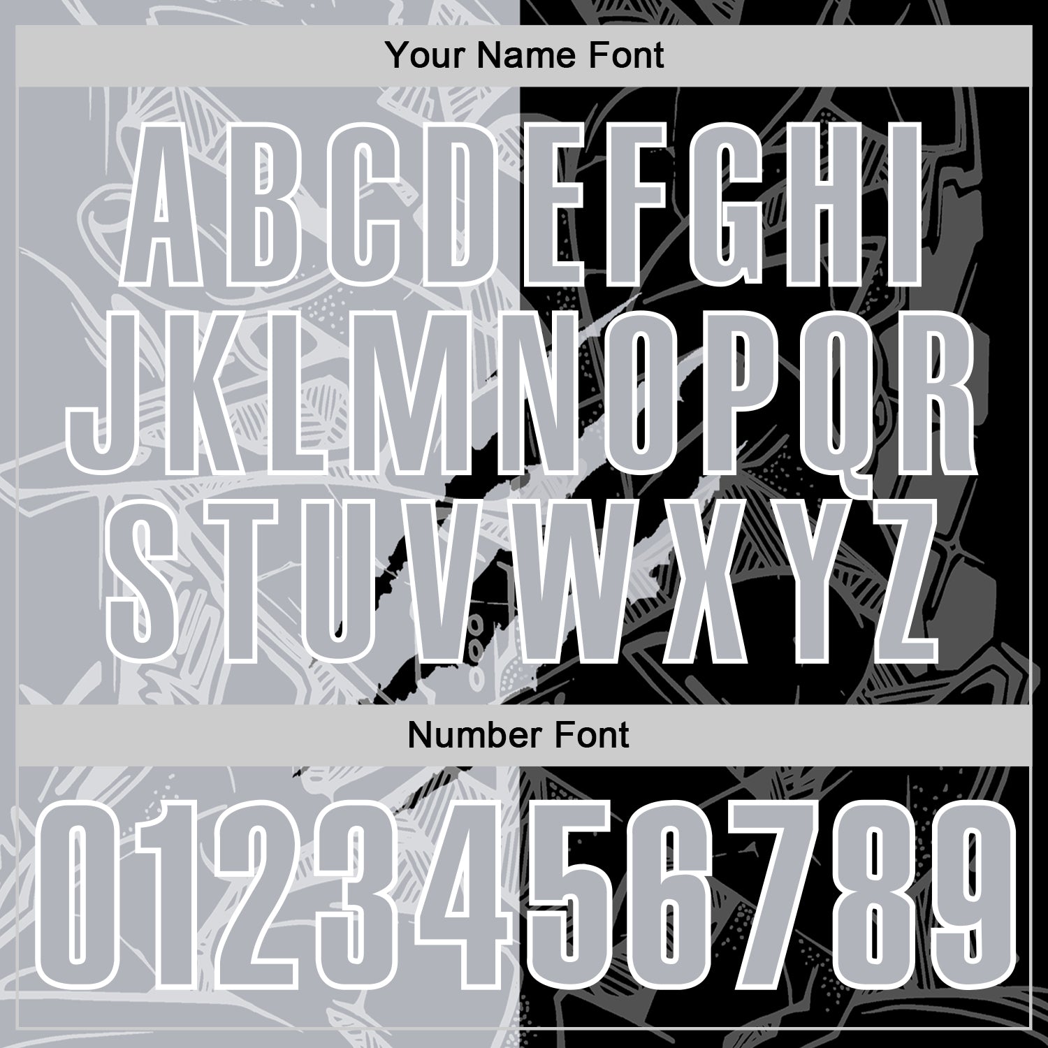 Custom Graffiti Pattern Gray Black-White 3D Scratch Performance Polo Shirt