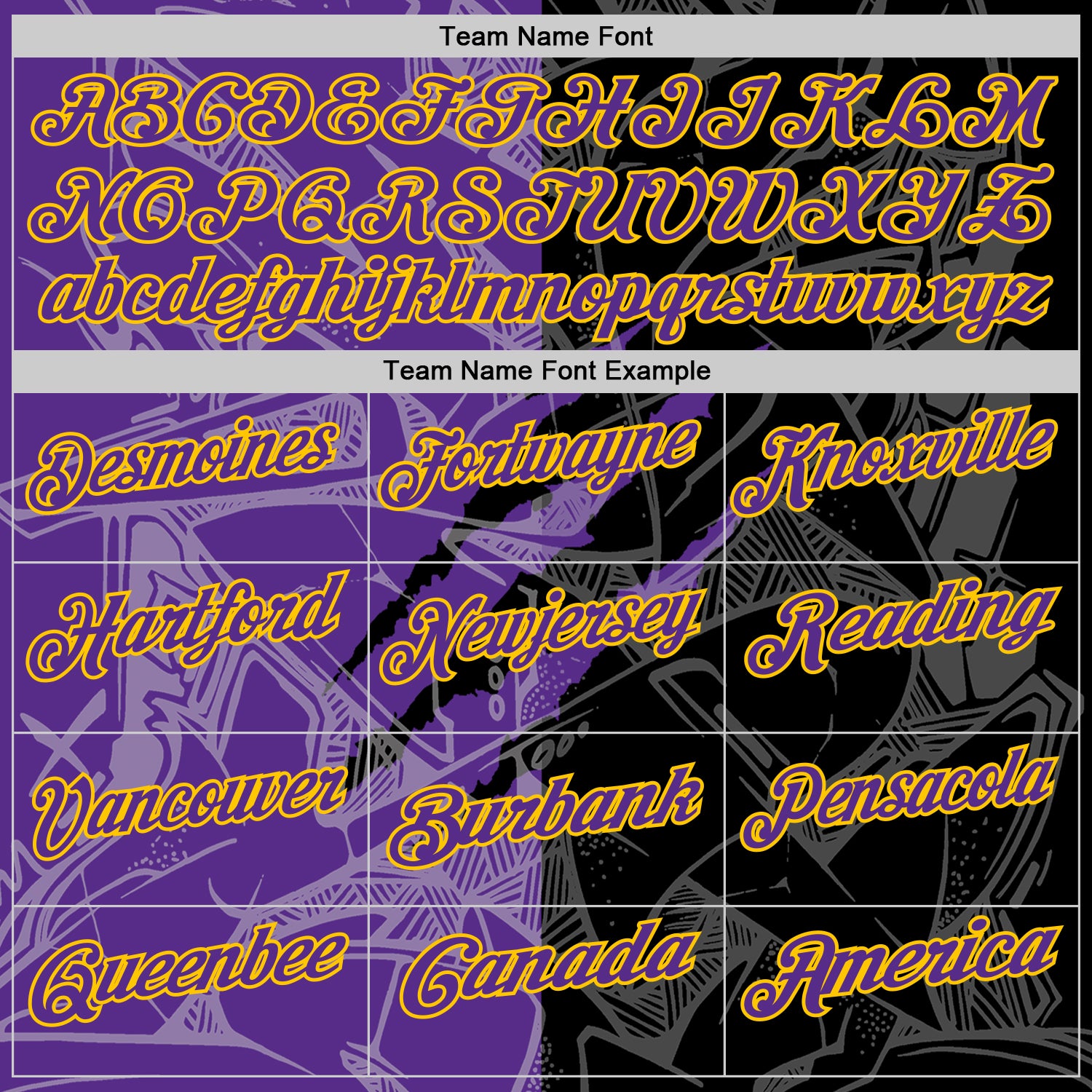 Custom Graffiti Pattern Purple Black-Yellow 3D Scratch Performance Polo Shirt