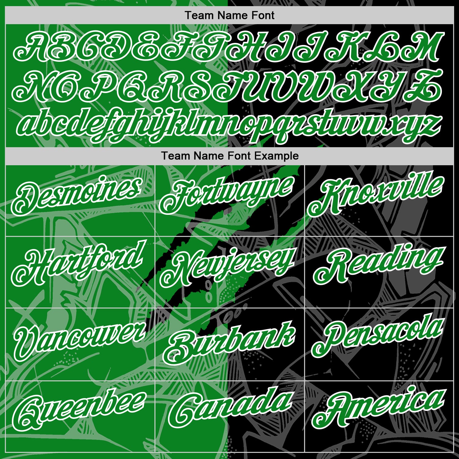 Custom Graffiti Pattern Grass Green Black-White 3D Scratch Performance Polo Shirt