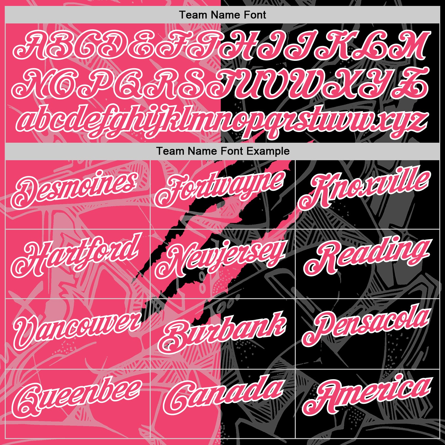 Custom Graffiti Pattern Neon Pink Black-White 3D Scratch Performance Polo Shirt