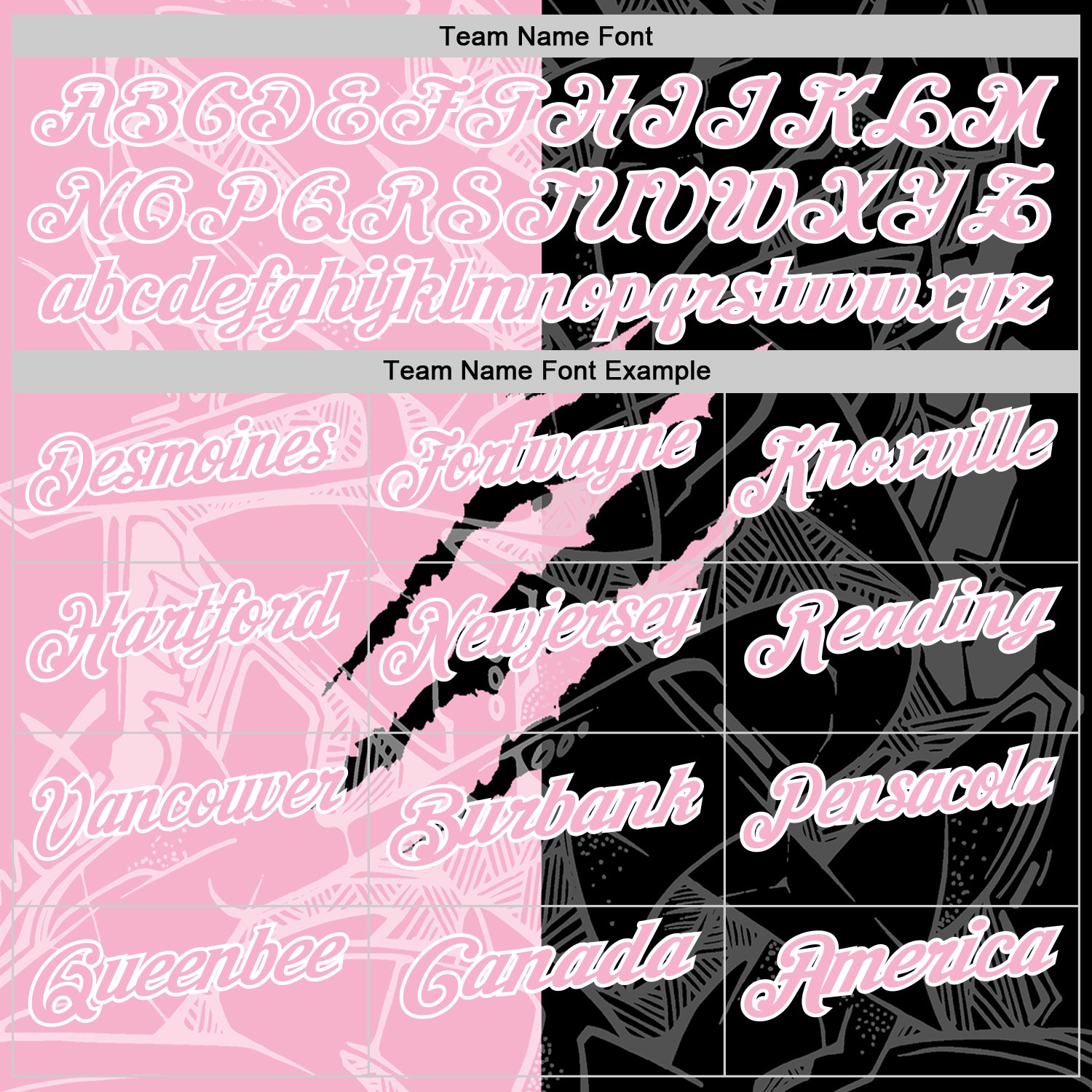 Custom Graffiti Pattern Light Pink Black-White 3D Scratch Performance Polo Shirt