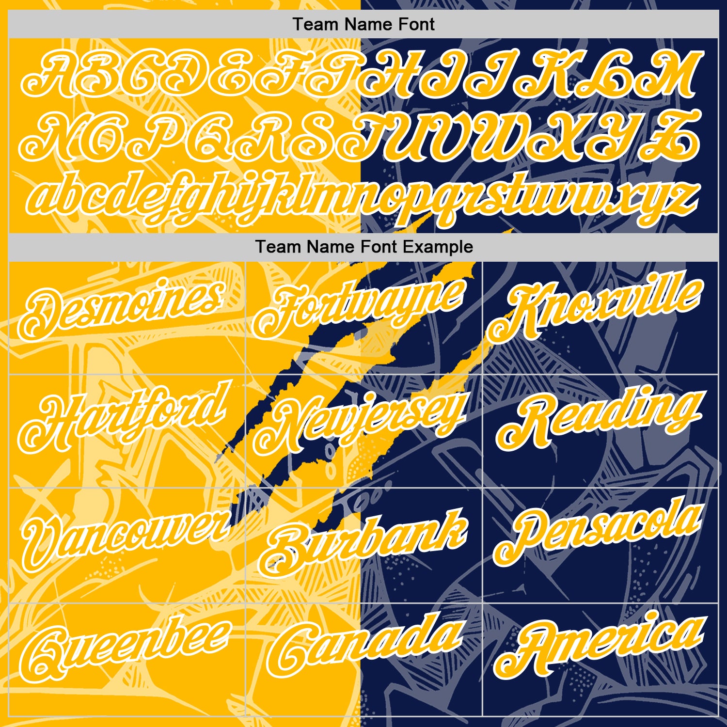 Custom Graffiti Pattern Gold Navy-White 3D Scratch Performance Polo Shirt