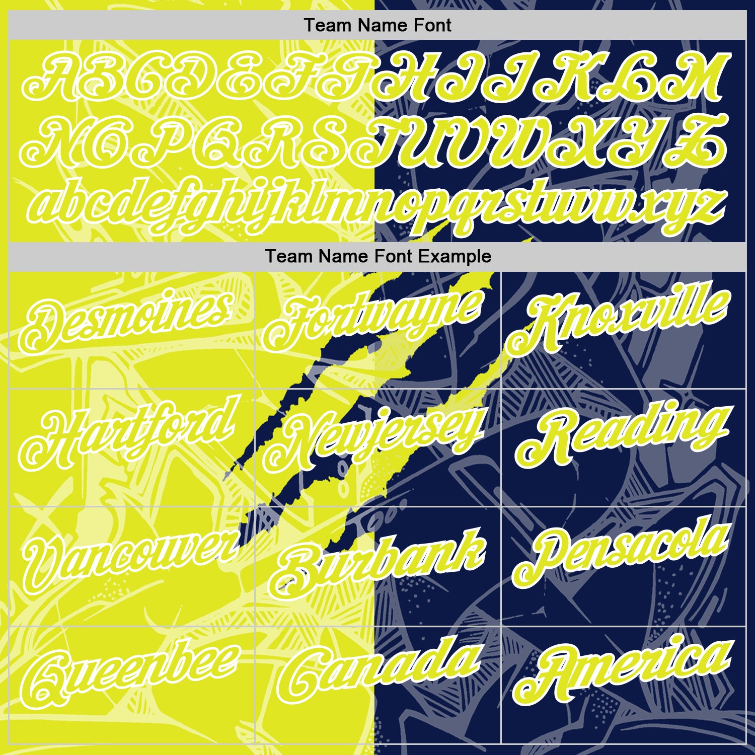 Custom Graffiti Pattern Neon Yellow Navy-White 3D Scratch Performance Polo Shirt