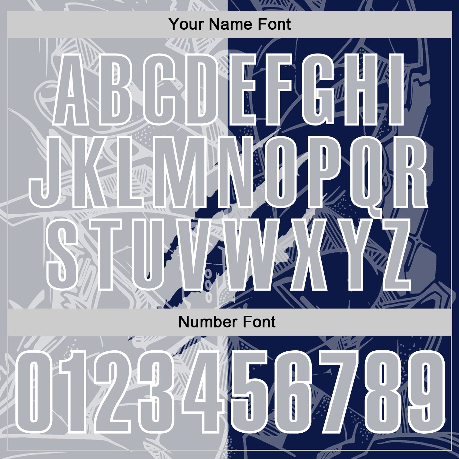 Custom Graffiti Pattern Gray Navy-White 3D Scratch Performance Polo Shirt