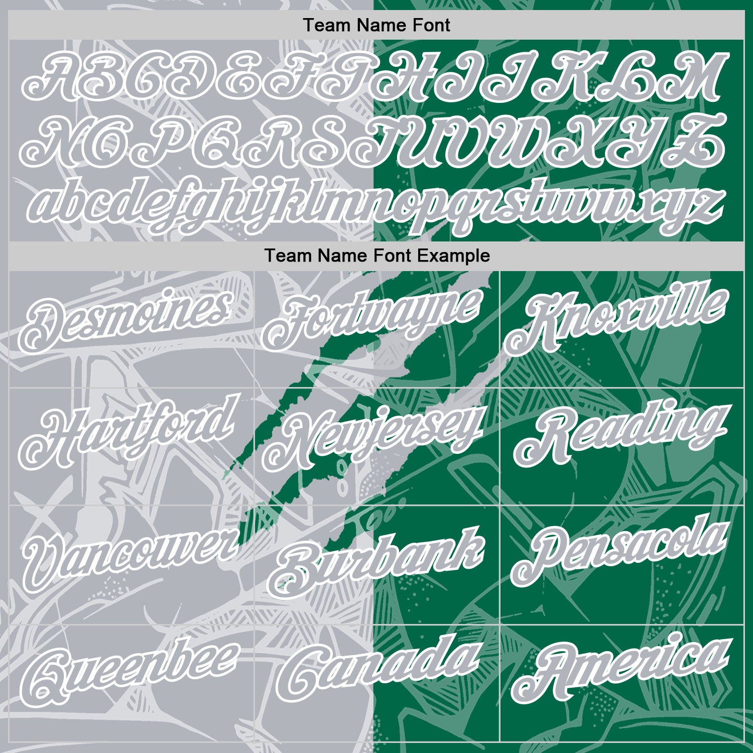 Custom Graffiti Pattern Gray Kelly Green-White 3D Scratch Performance Polo Shirt