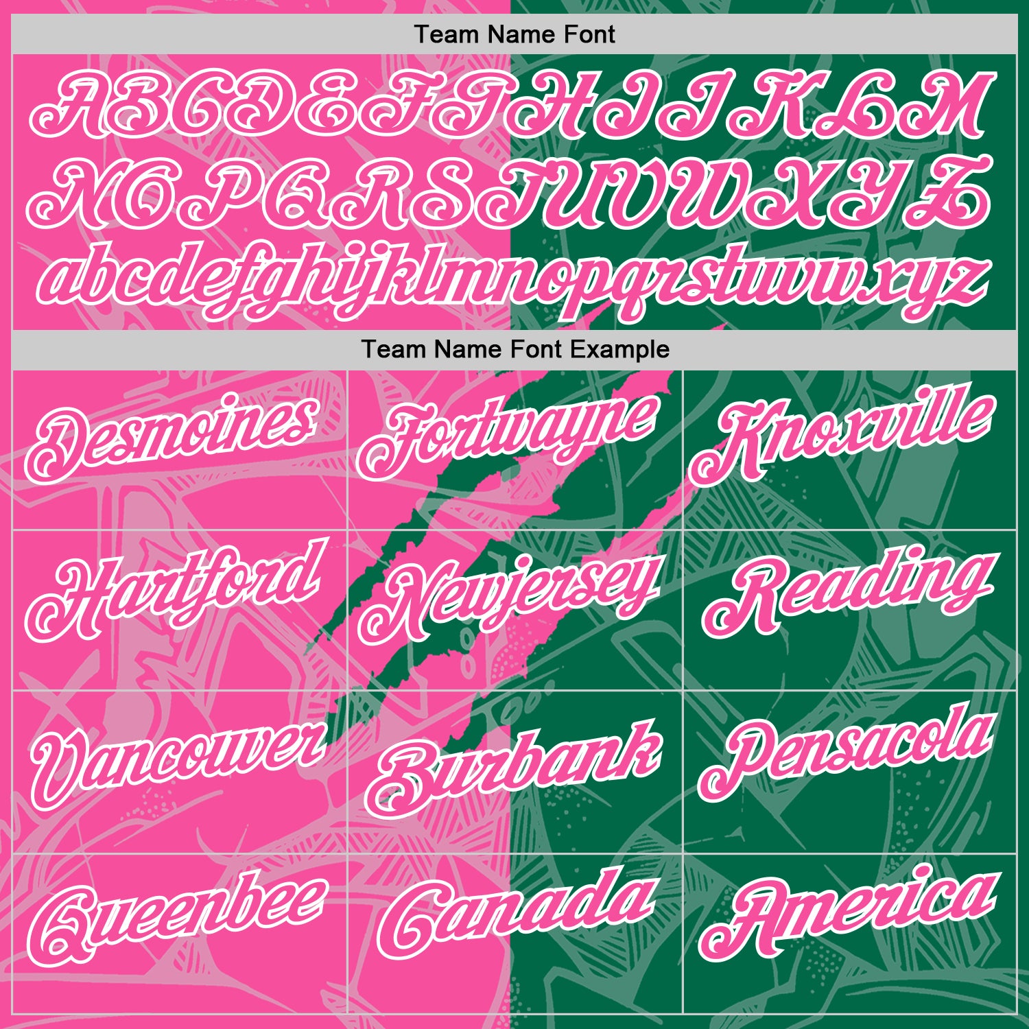 Custom Graffiti Pattern Pink Kelly Green-White 3D Scratch Performance Polo Shirt