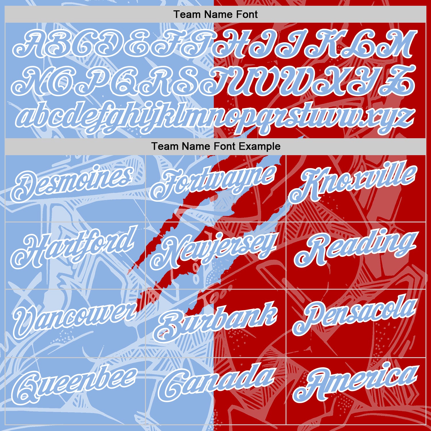 Custom Graffiti Pattern Light Blue Red-White 3D Scratch Performance Polo Shirt