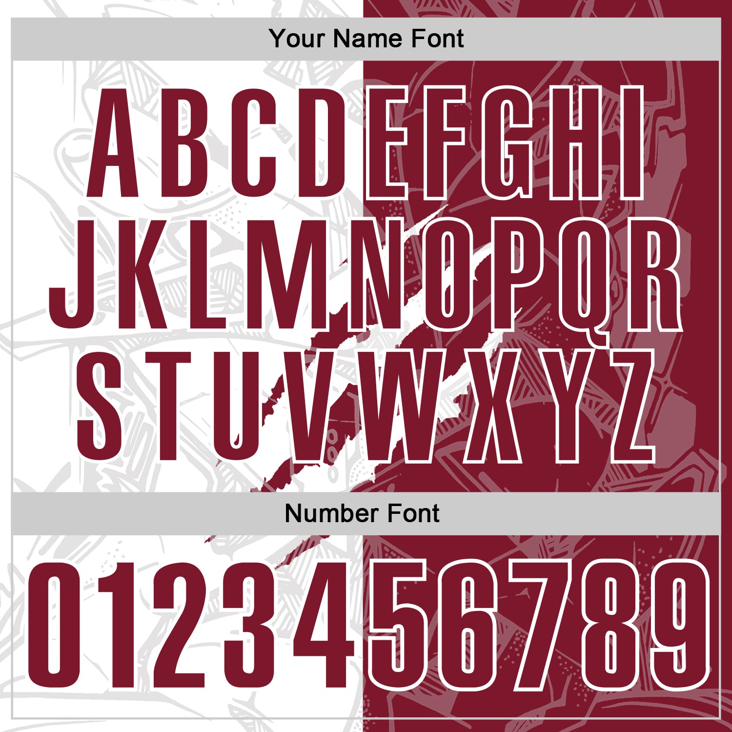 Custom Graffiti Pattern Crimson-White 3D Scratch Performance Polo Shirt